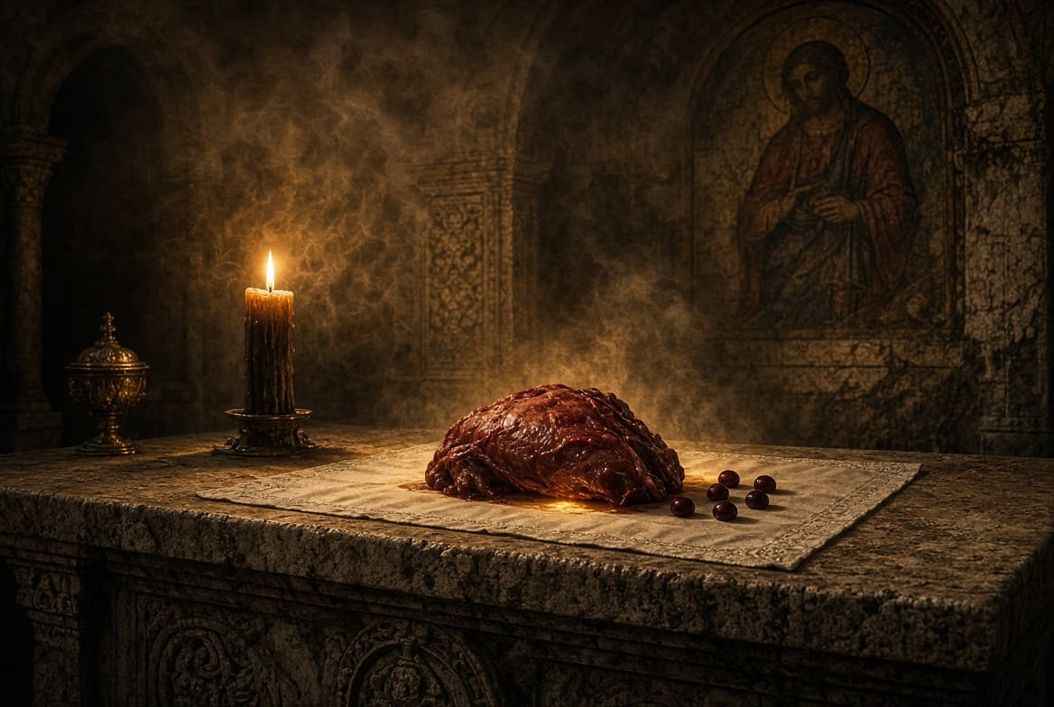 Relic of the Eucharistic miracle of Lanciano